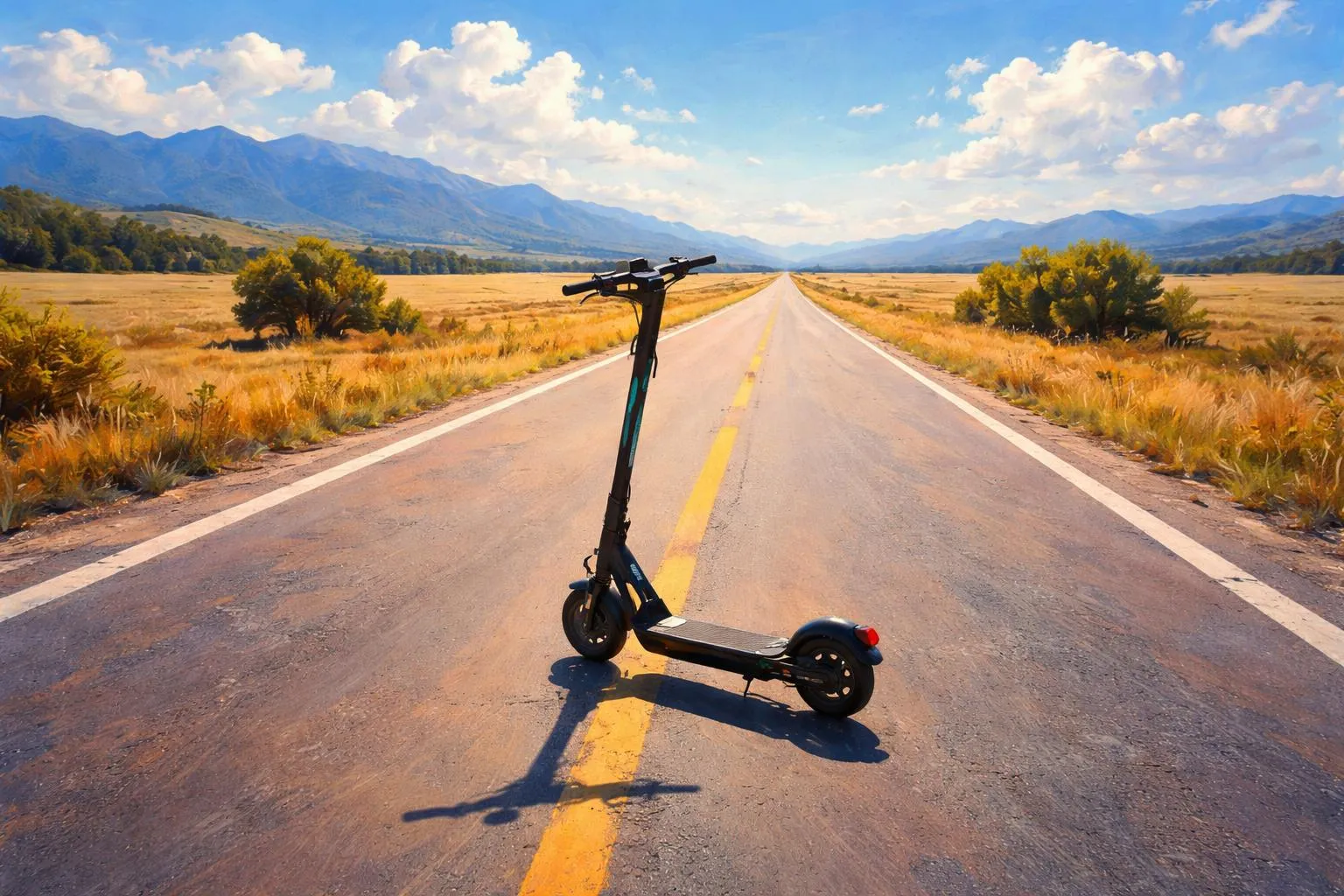 Trottinette électrique : grande autonomie et longue distance